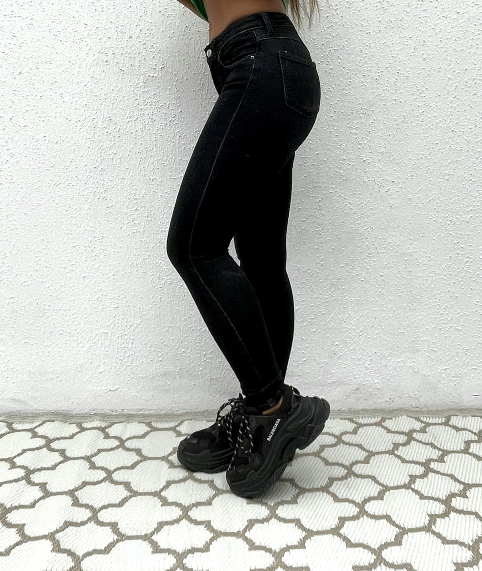 QUEEN HEARTS JEANS 667-5 BLACK - Stoer 