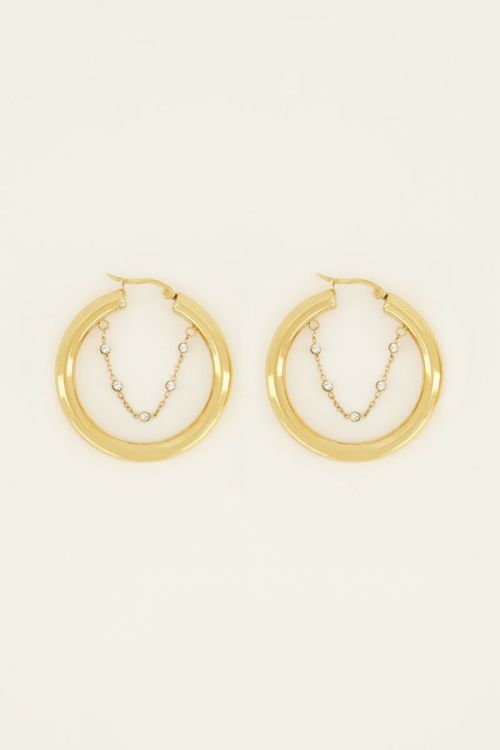 myjewellery oorringen met ketting