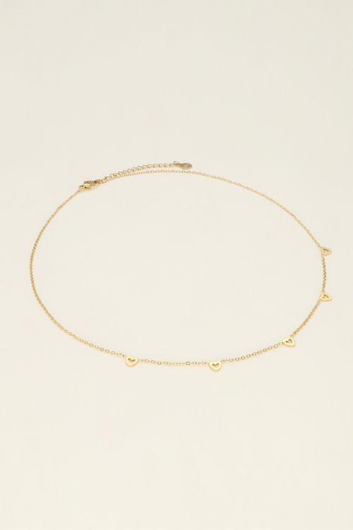 myjewellery ketting met kleine hartjes